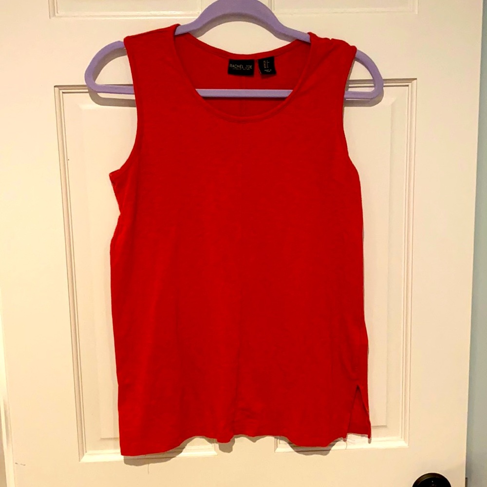 Rachel Zoe Coral Pink Sleeveless Top
